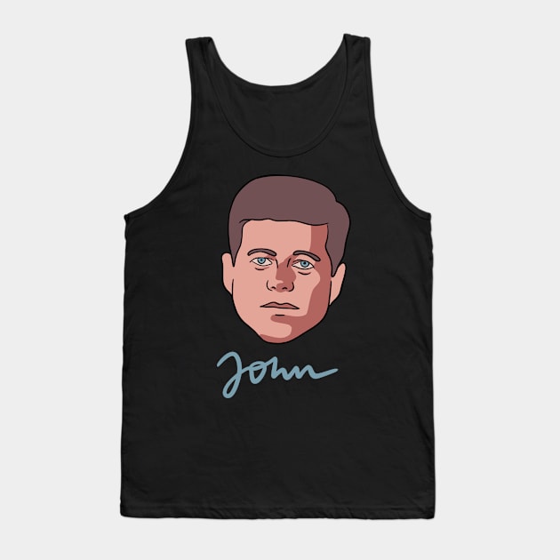 JFK - John F Kennedy (US American President) - John Tank Top by isstgeschichte